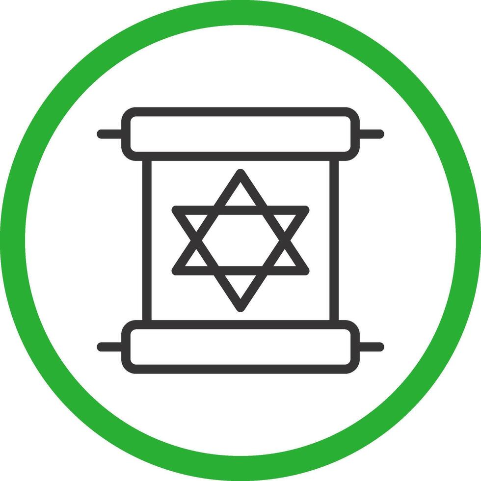 Scroll torah Creative Icon Design vector