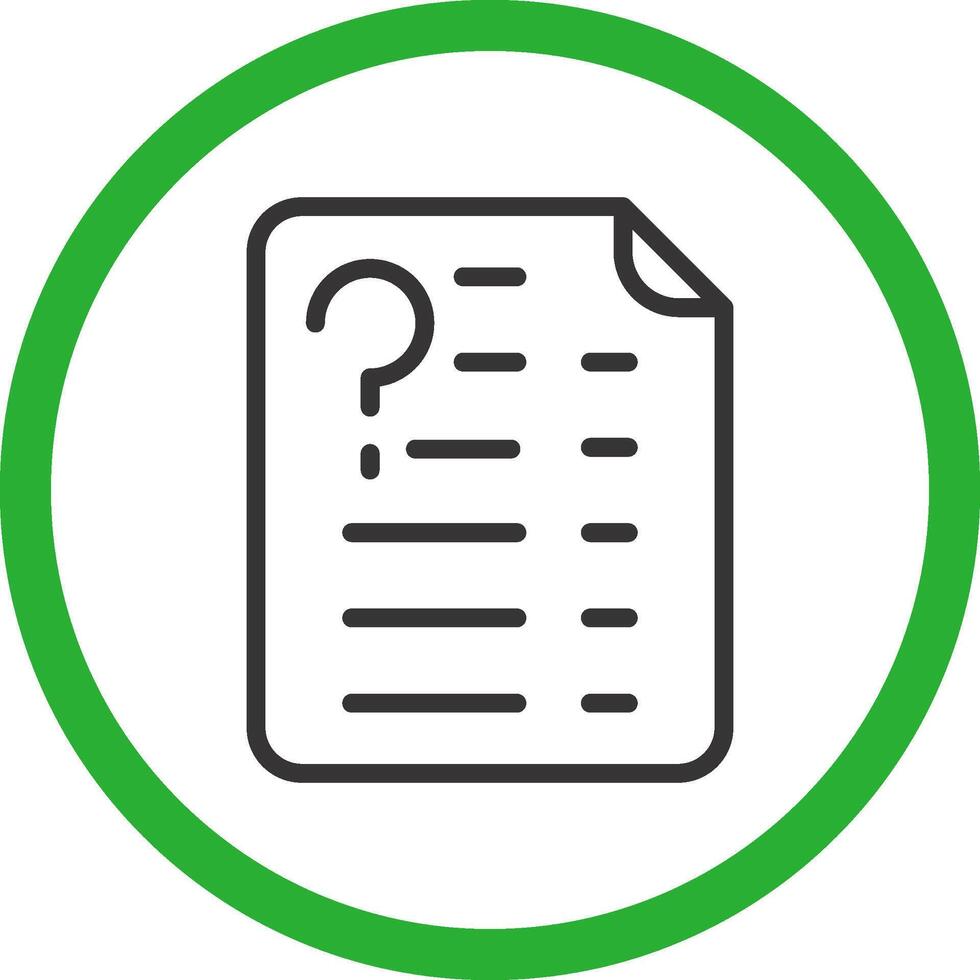 Question Creative Icon Design vector
