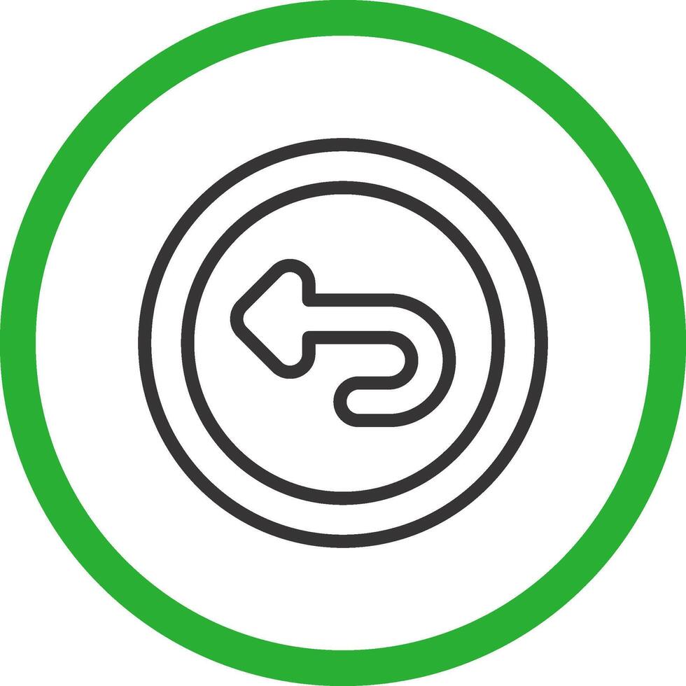 Undo Creative Icon Design vector