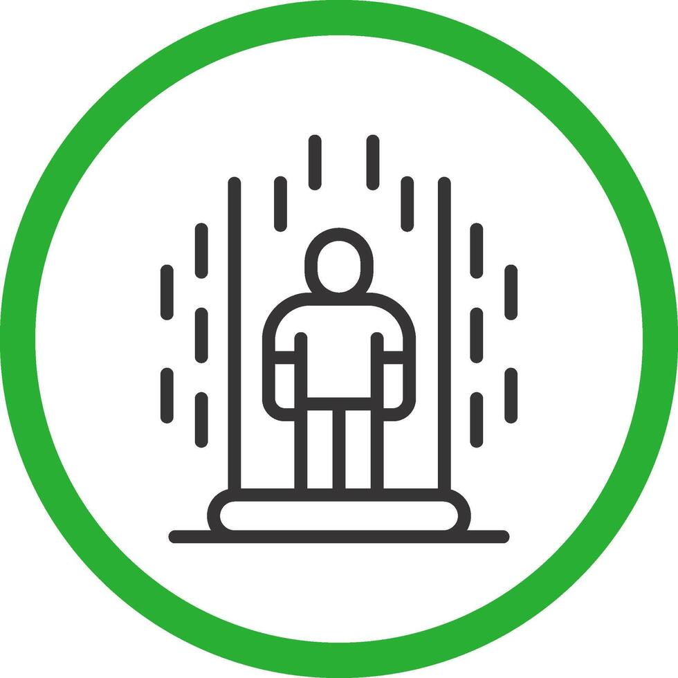 Teleportation Creative Icon Design vector