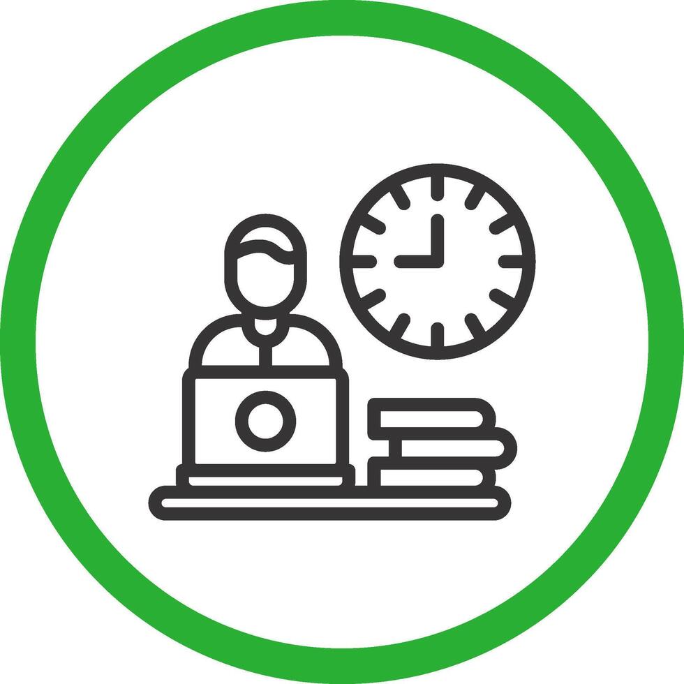 Work Habits Creative Icon Design vector