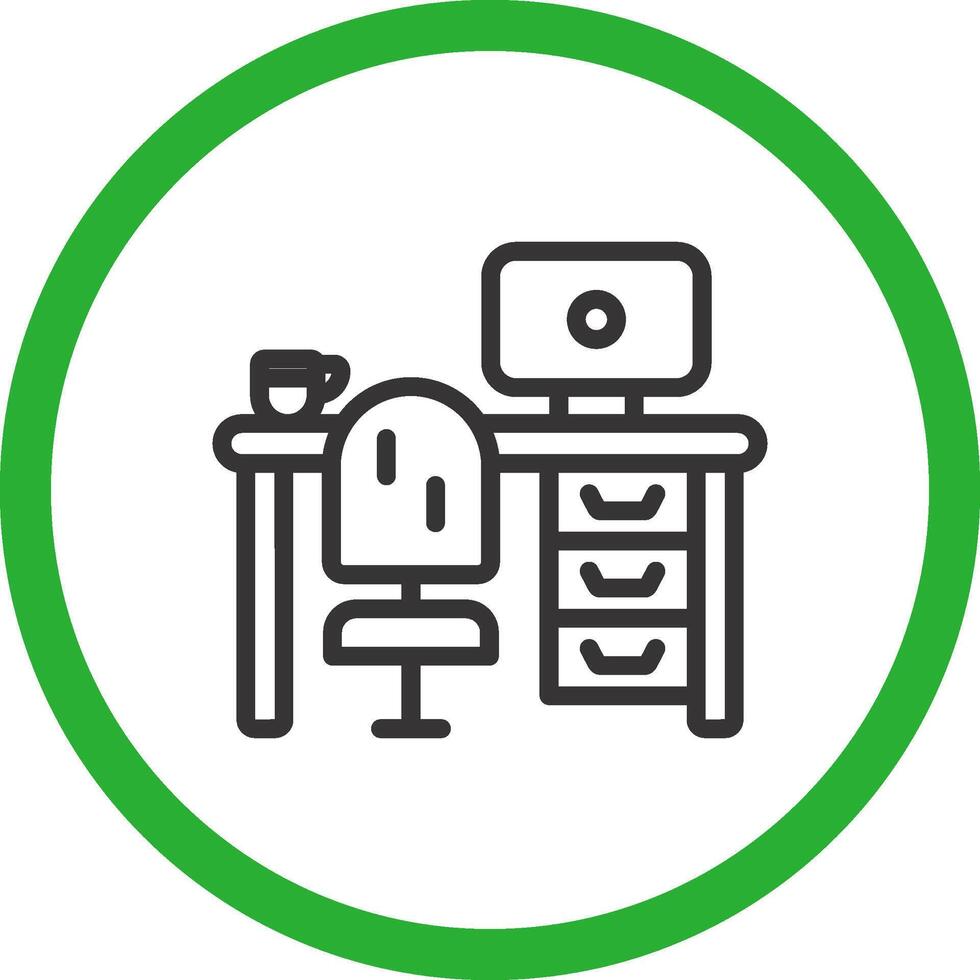 Workstation Creative Icon Design vector