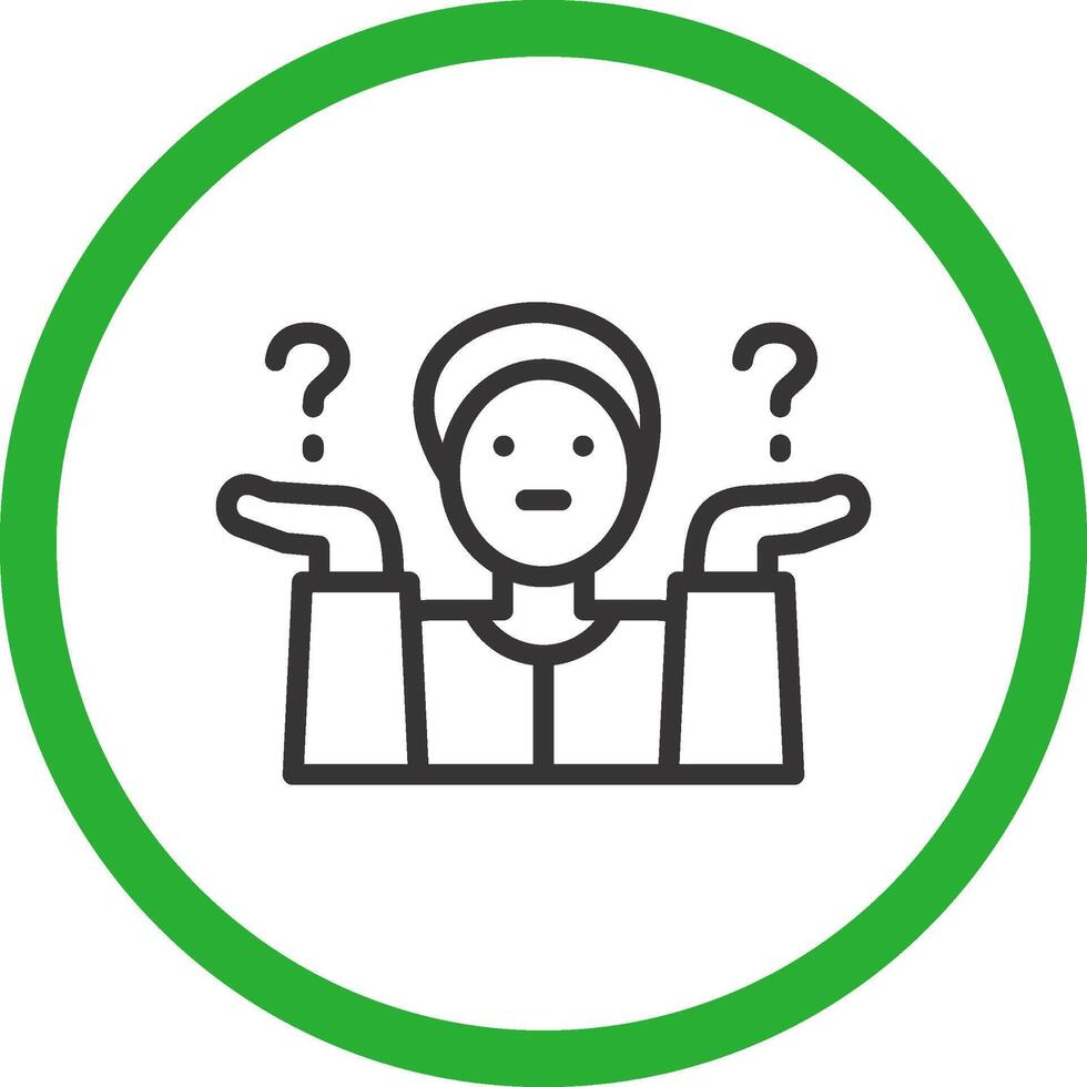 Shrug Creative Icon Design vector
