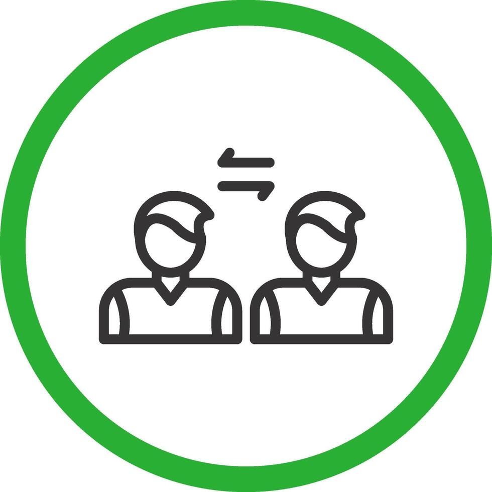 Social Distancing Creative Icon Design vector