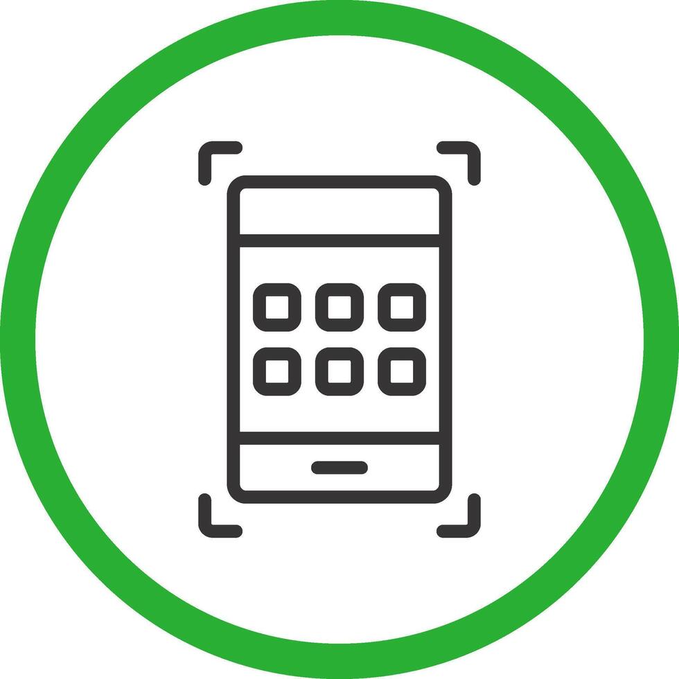 Line Green Gradient Design vector