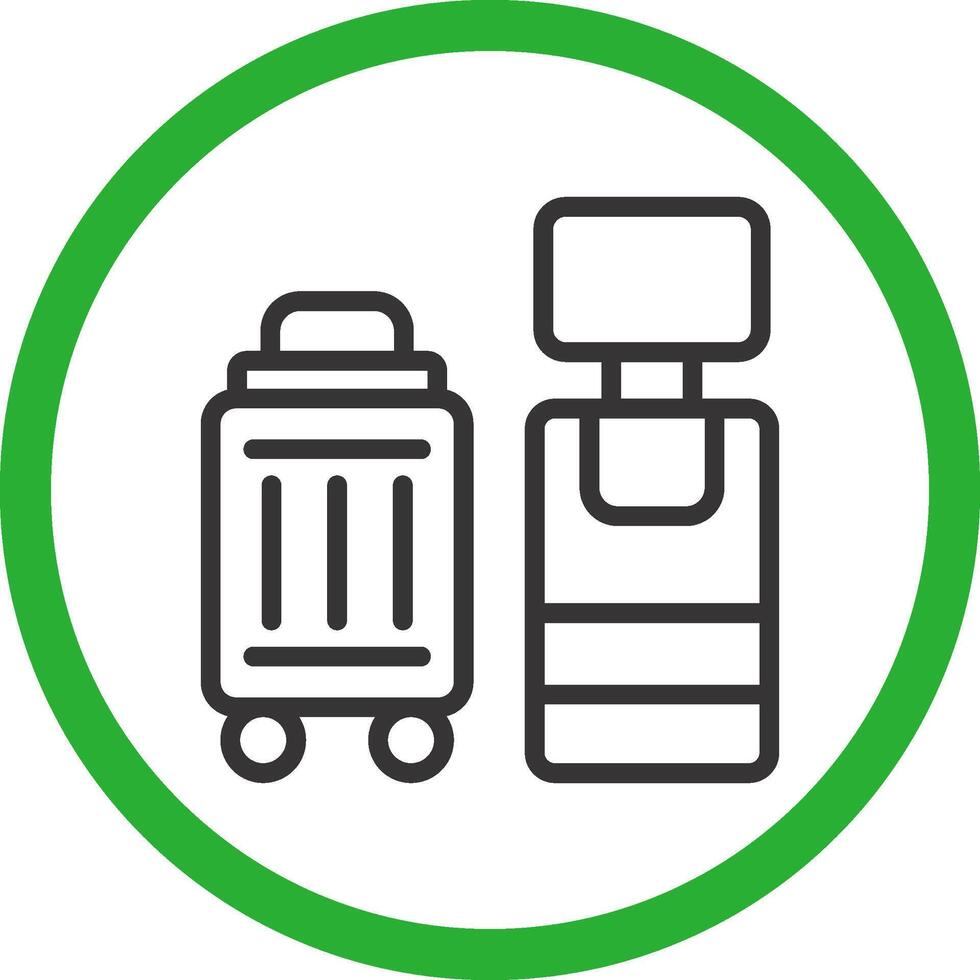 Self Check In Creative Icon Design vector