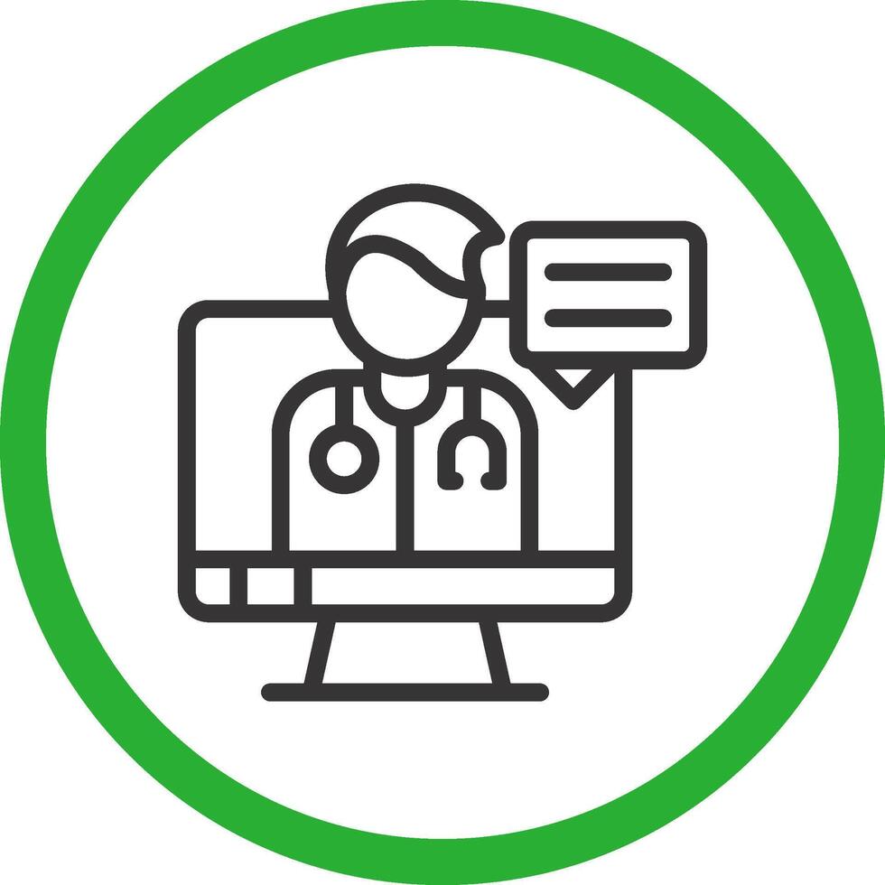 Telemedicine Creative Icon Design vector