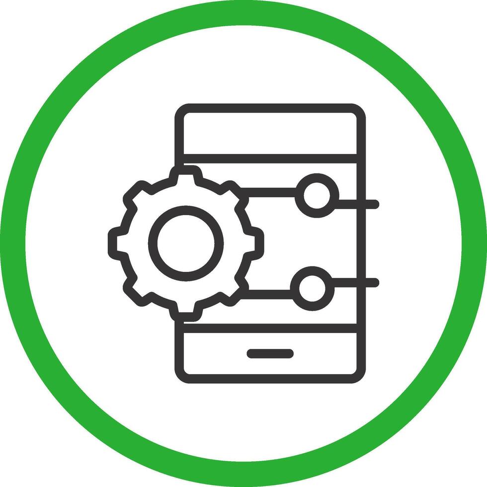 Project Management App Creative Icon Design vector