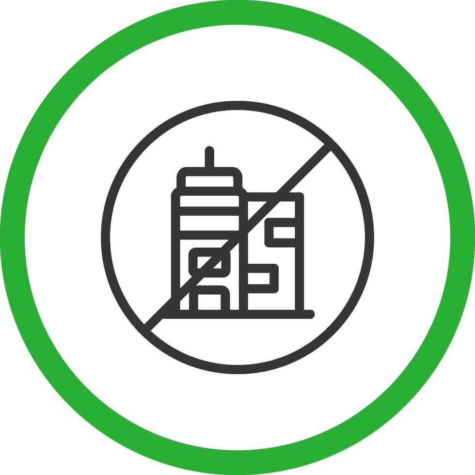 No Commute Creative Icon Design vector