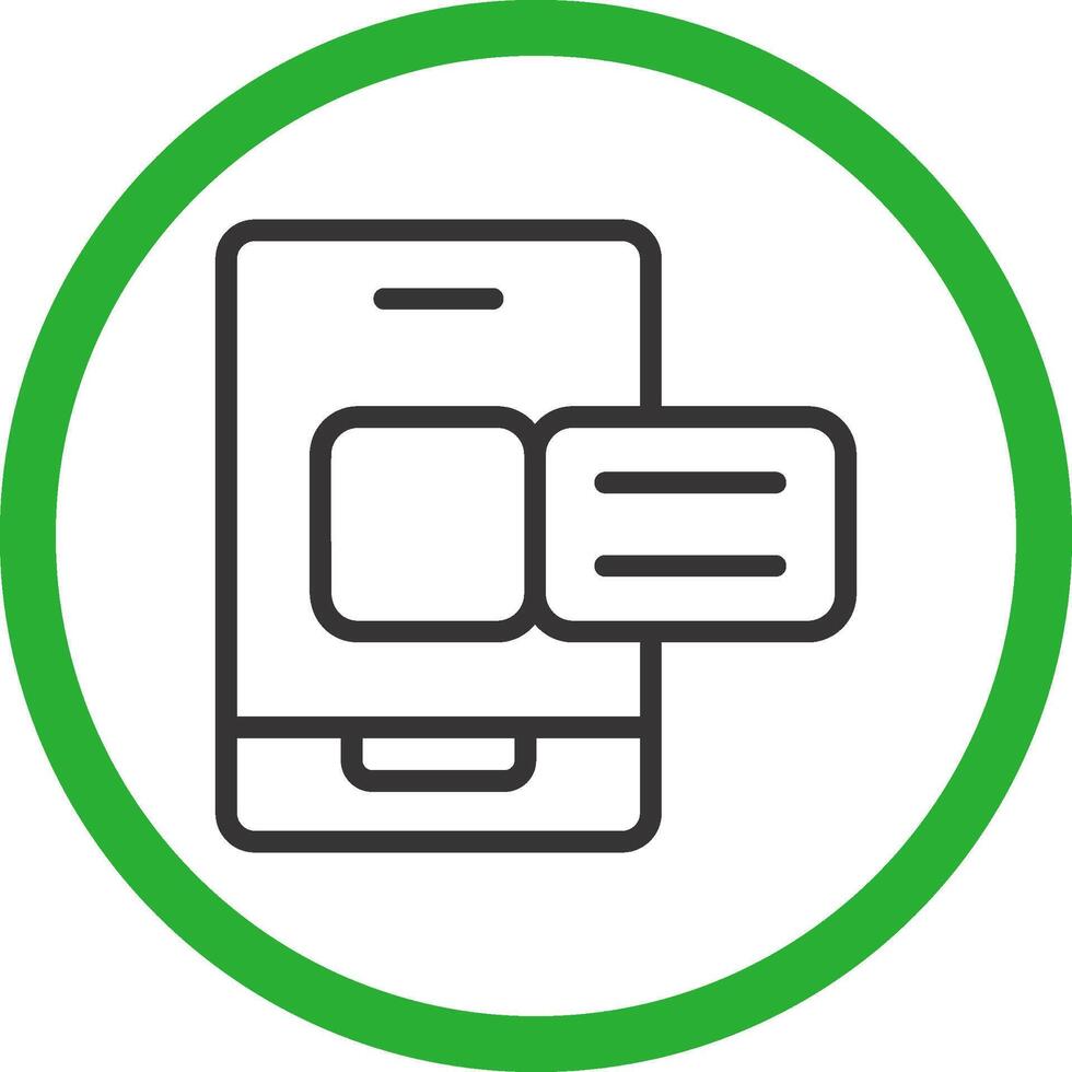 Mobile Boarding Pass Creative Icon Design vector