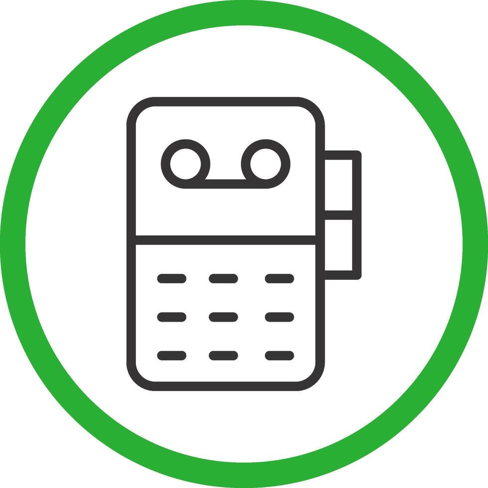 Voice Recorder Creative Icon Design vector