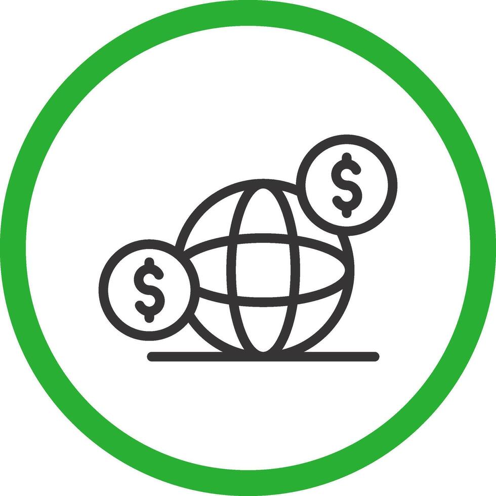 Offshore Banking Creative Icon Design vector