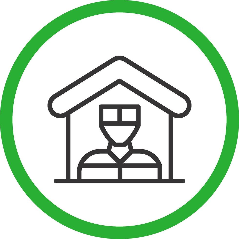 Mortgage Fraud Creative Icon Design vector