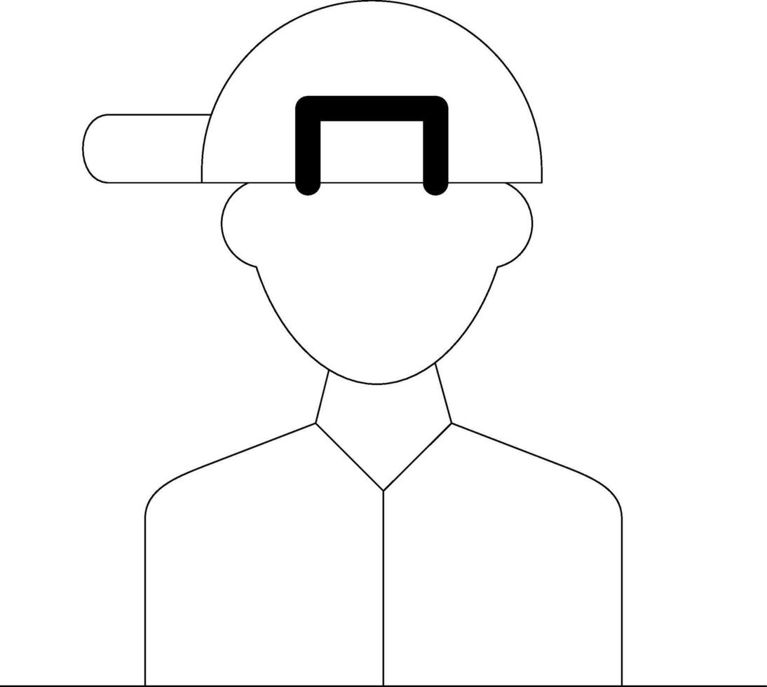Millennial Male Creative Icon Design vector
