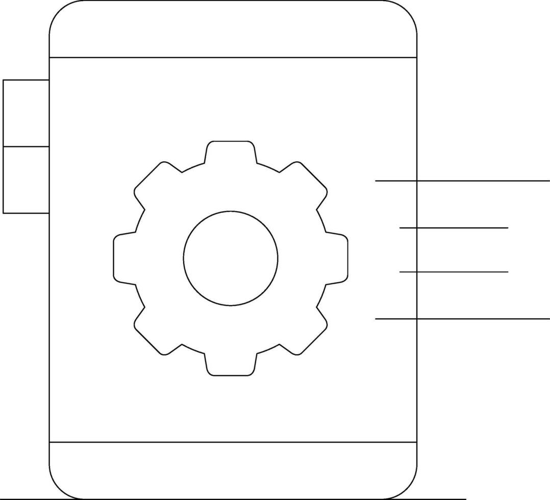 móvil tecnología creativo icono diseño vector