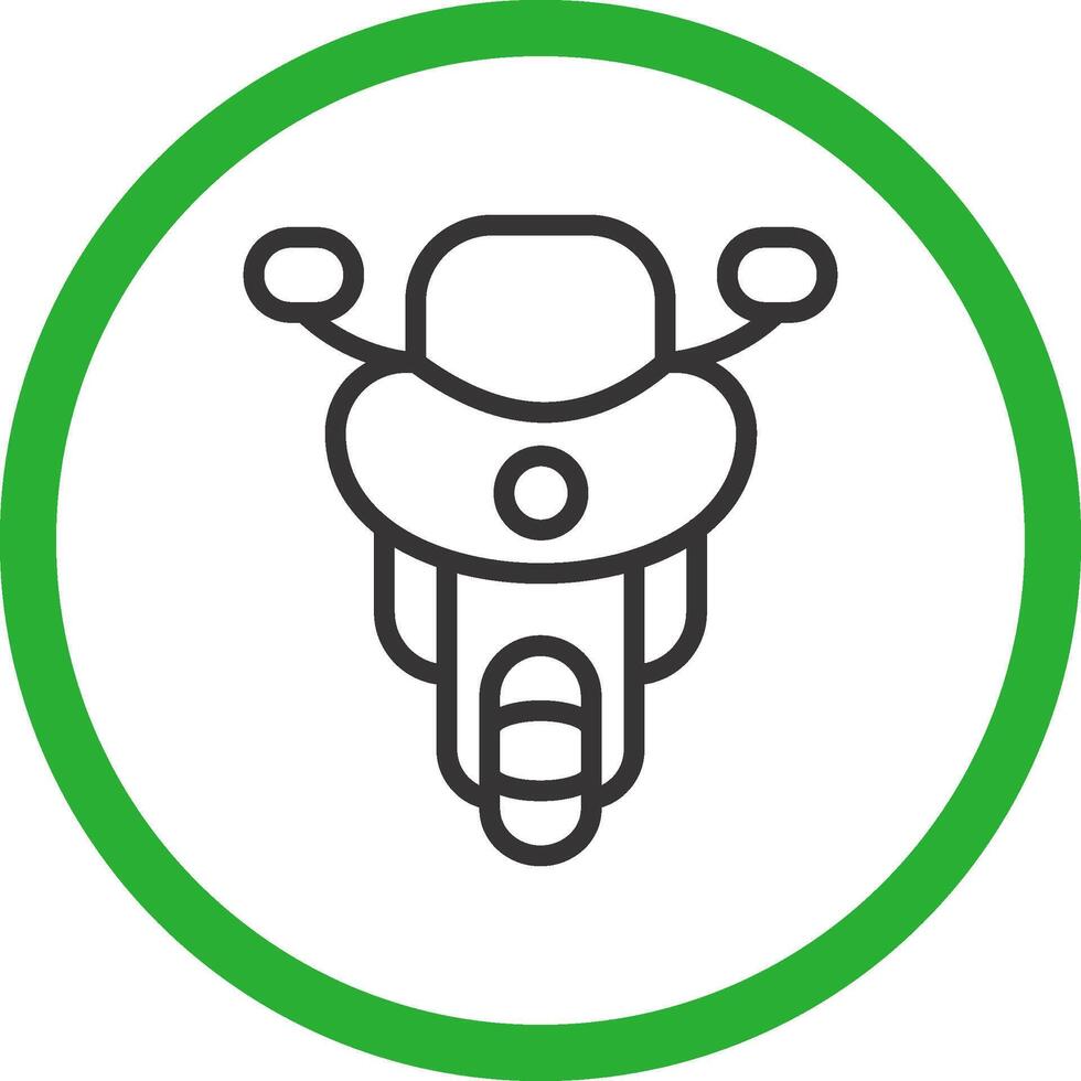 Motorbike Creative Icon Design vector