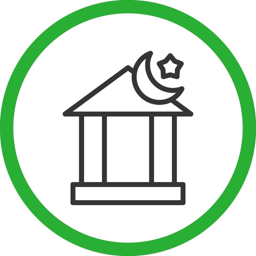 islámico bancario creativo icono diseño vector
