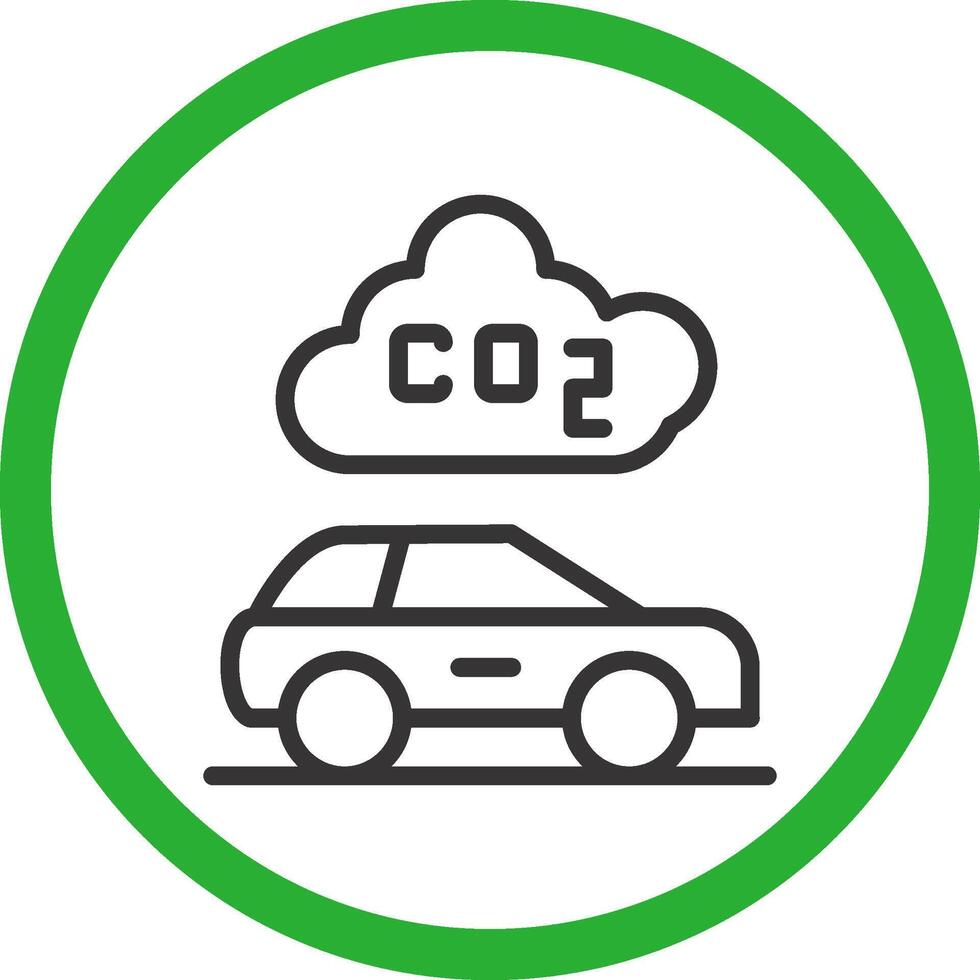 Emission Score Creative Icon Design vector