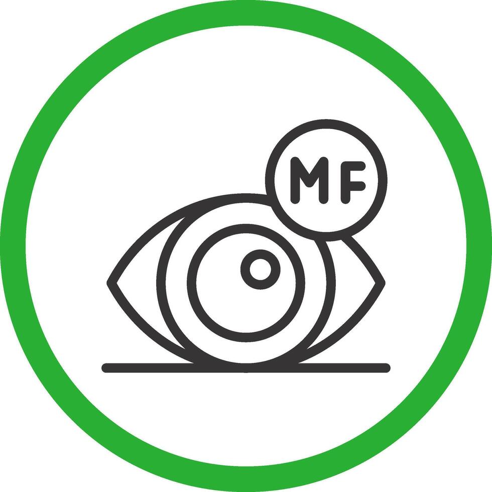 Multifocal Creative Icon Design vector