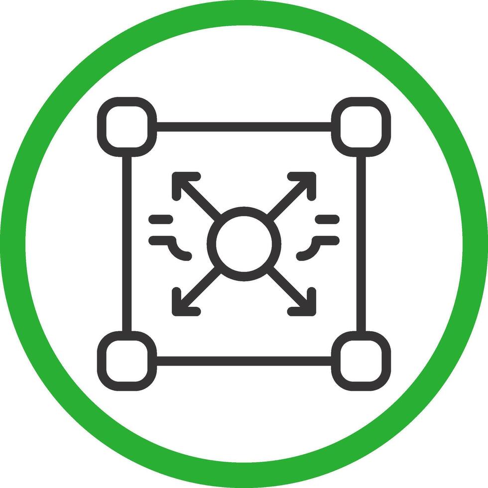 Contour Creative Icon Design vector