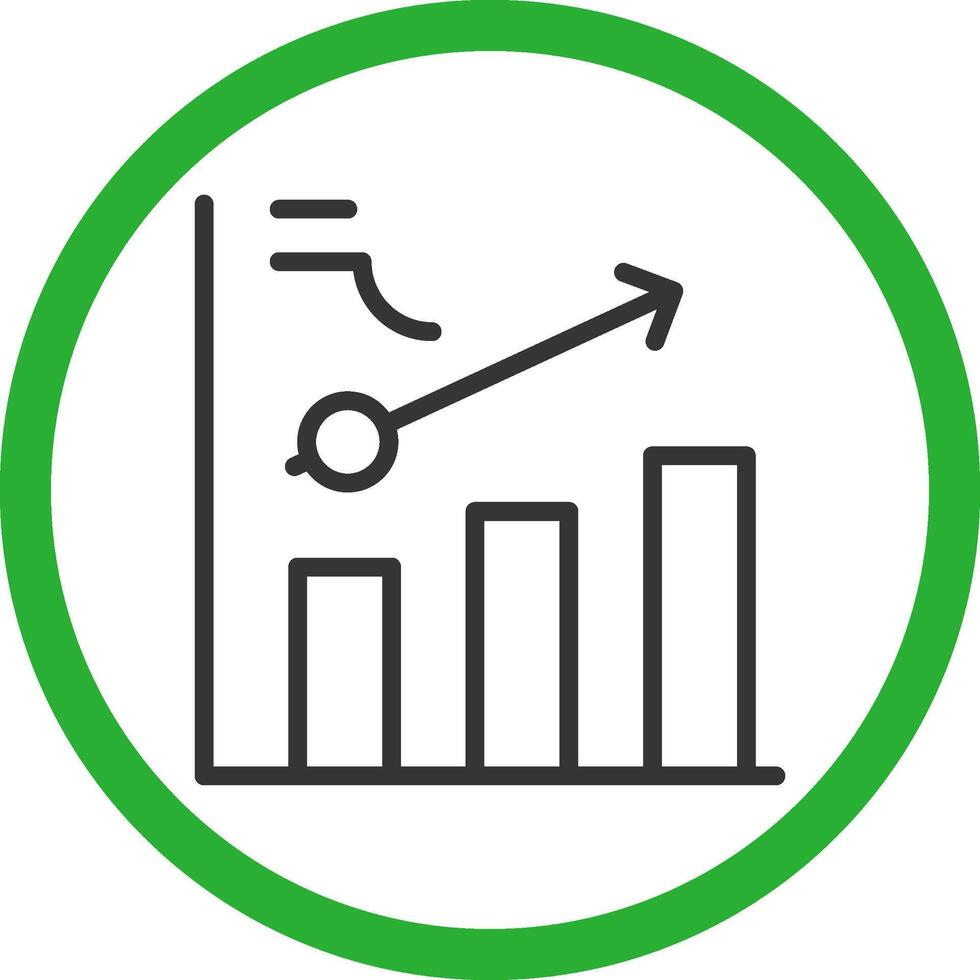 Clustered Bar Creative Icon Design vector