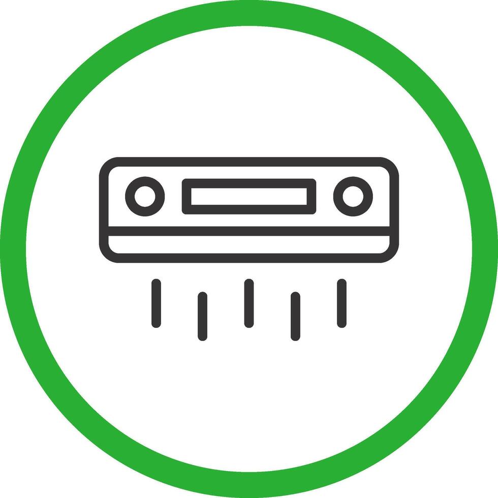 Air Conditioning Creative Icon Design vector