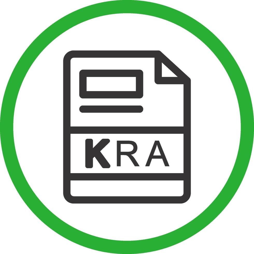 KRA Creative Icon Design vector