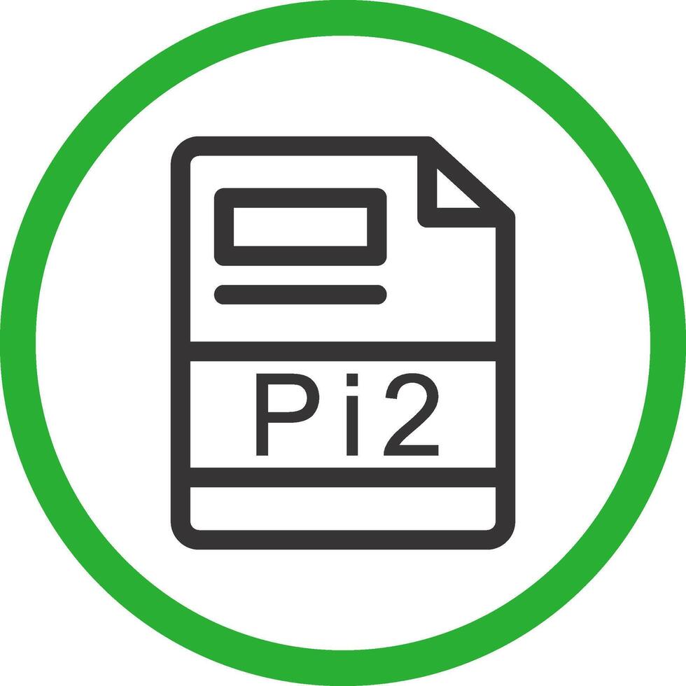 pi2 creativo icono diseño vector