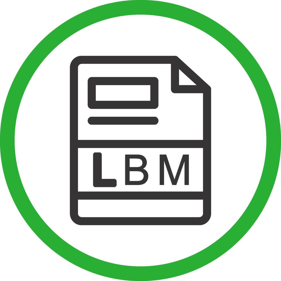 LBM Creative Icon Design vector