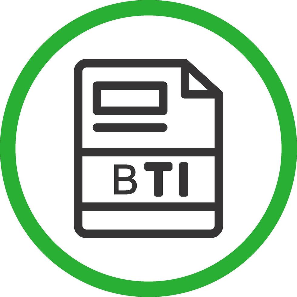 BTI Creative Icon Design vector