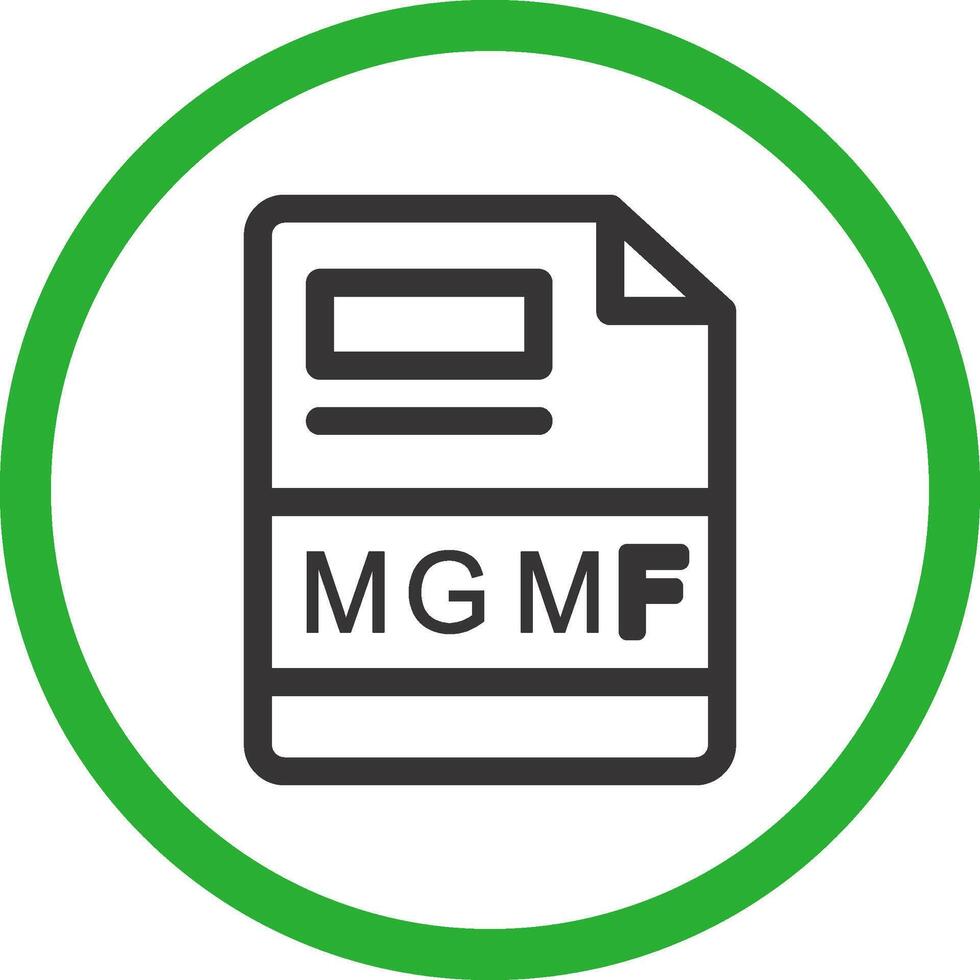 MGMF Creative Icon Design vector