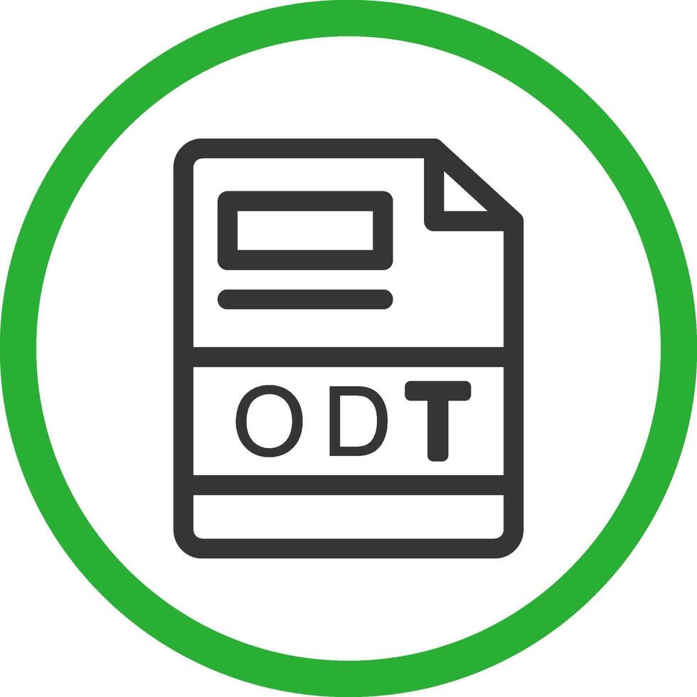 ODT Creative Icon Design vector