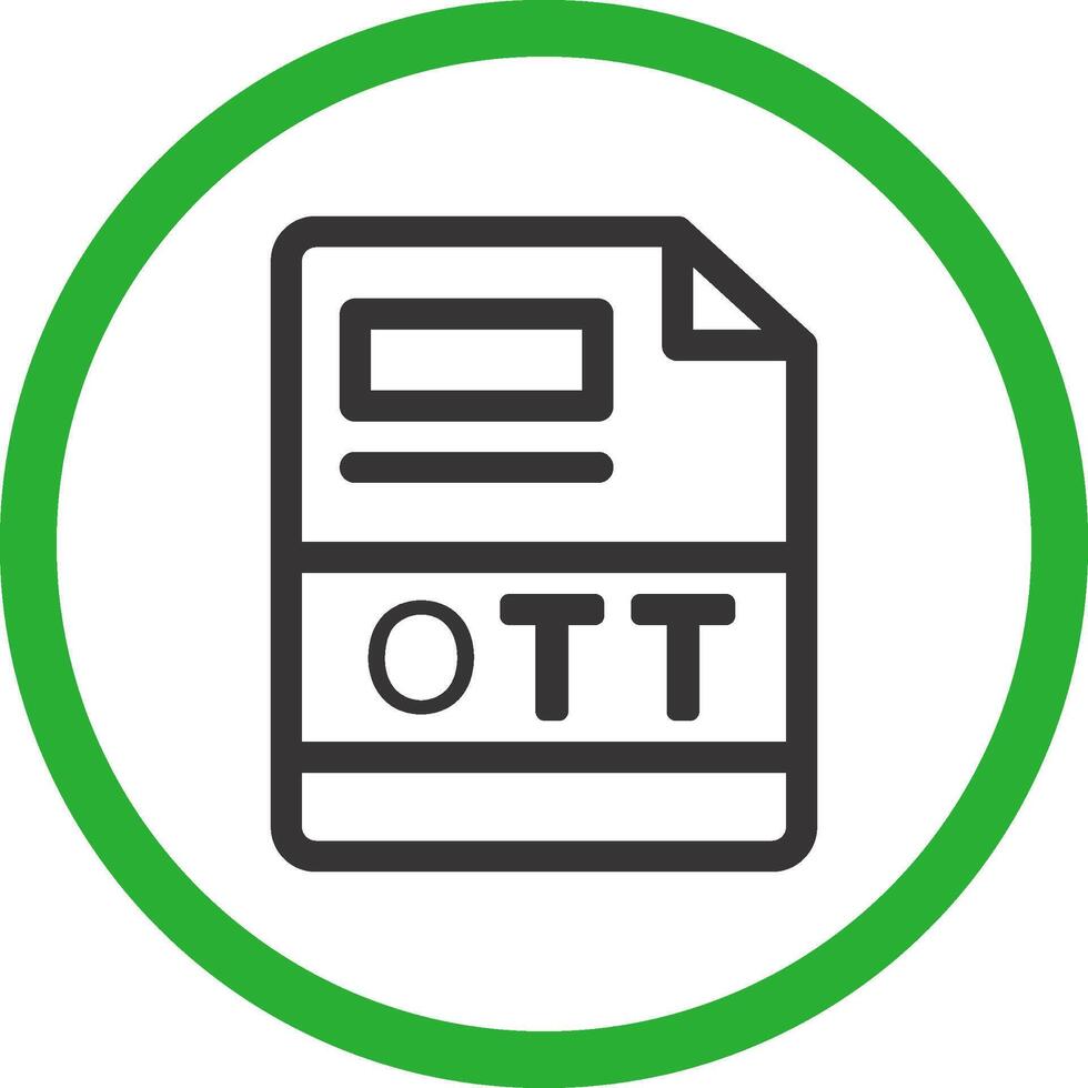 OTT Creative Icon Design vector