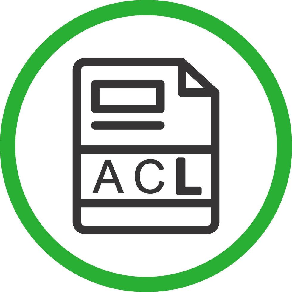 ACL Creative Icon Design vector