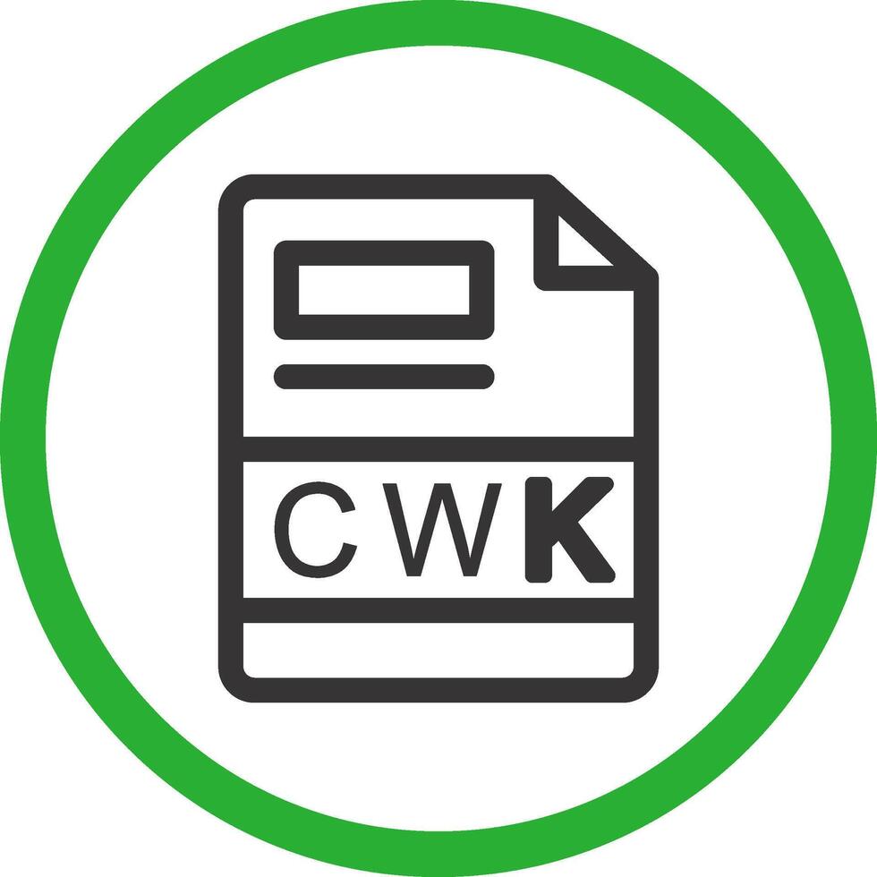 CWK Creative Icon Design vector