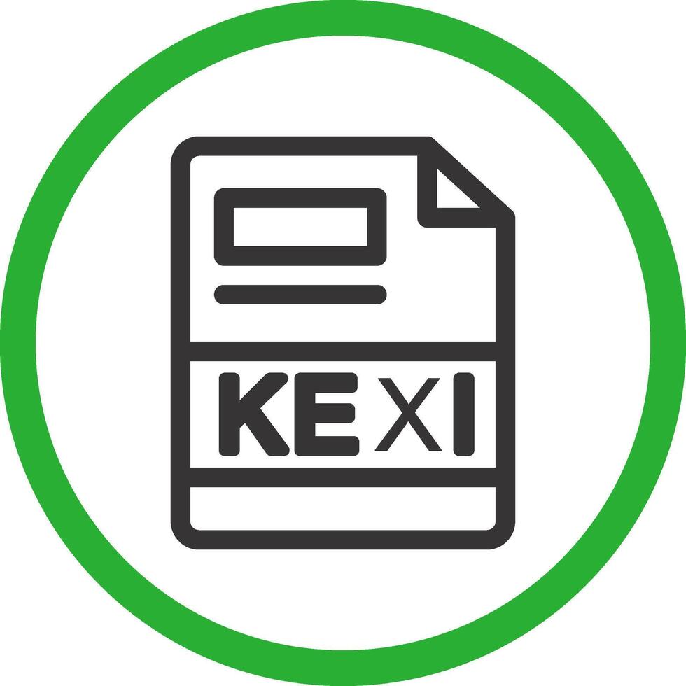 kexi creativo icono diseño vector