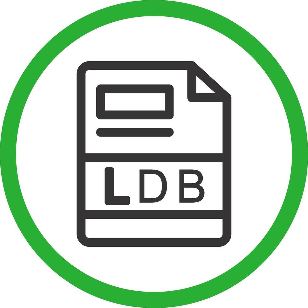 LDB Creative Icon Design vector