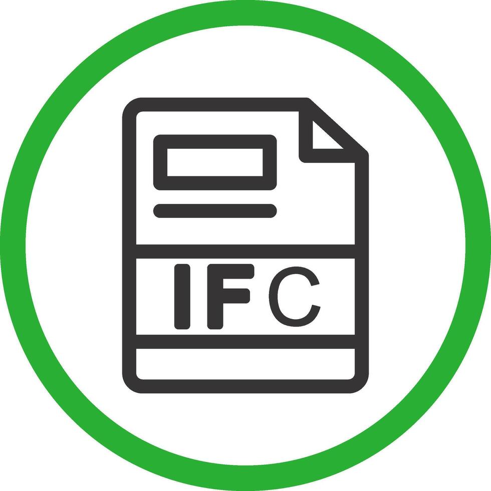 IFC Creative Icon Design vector