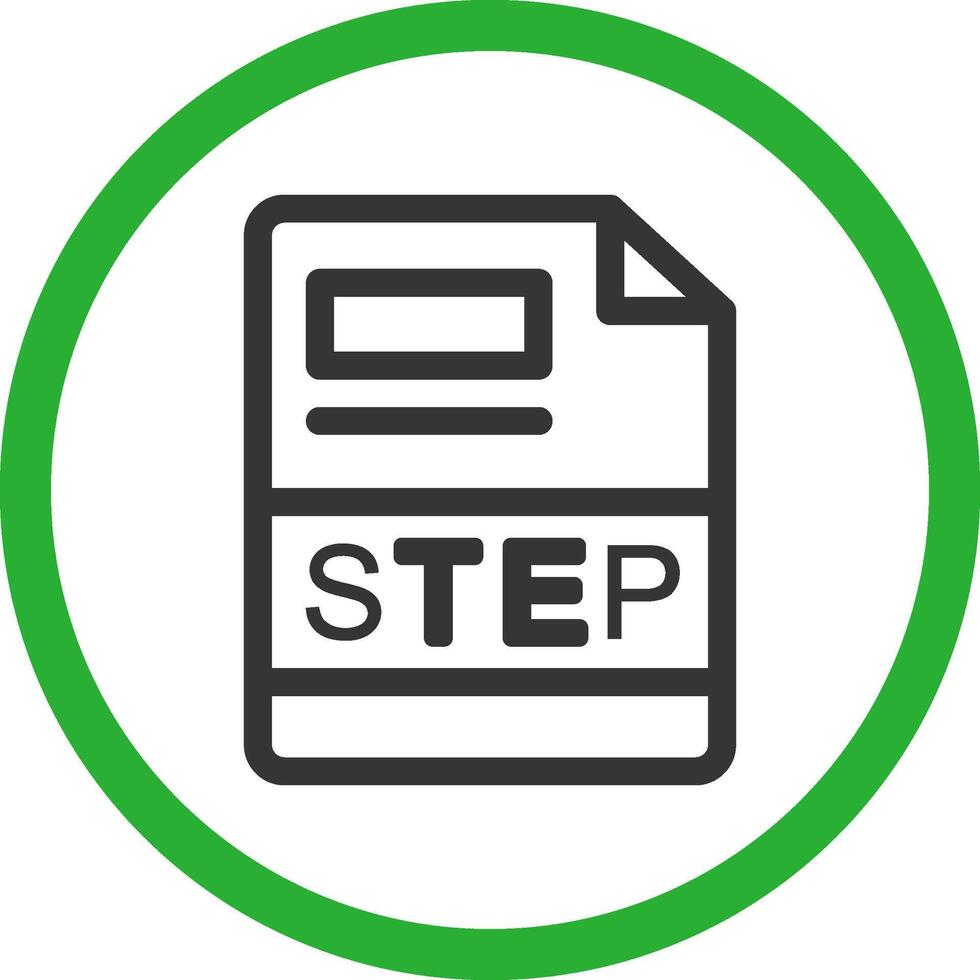 STEP Creative Icon Design vector