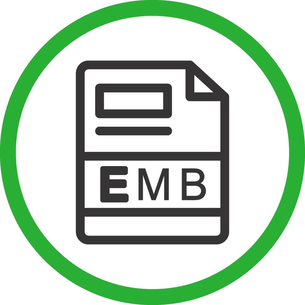 EMB Creative Icon Design vector