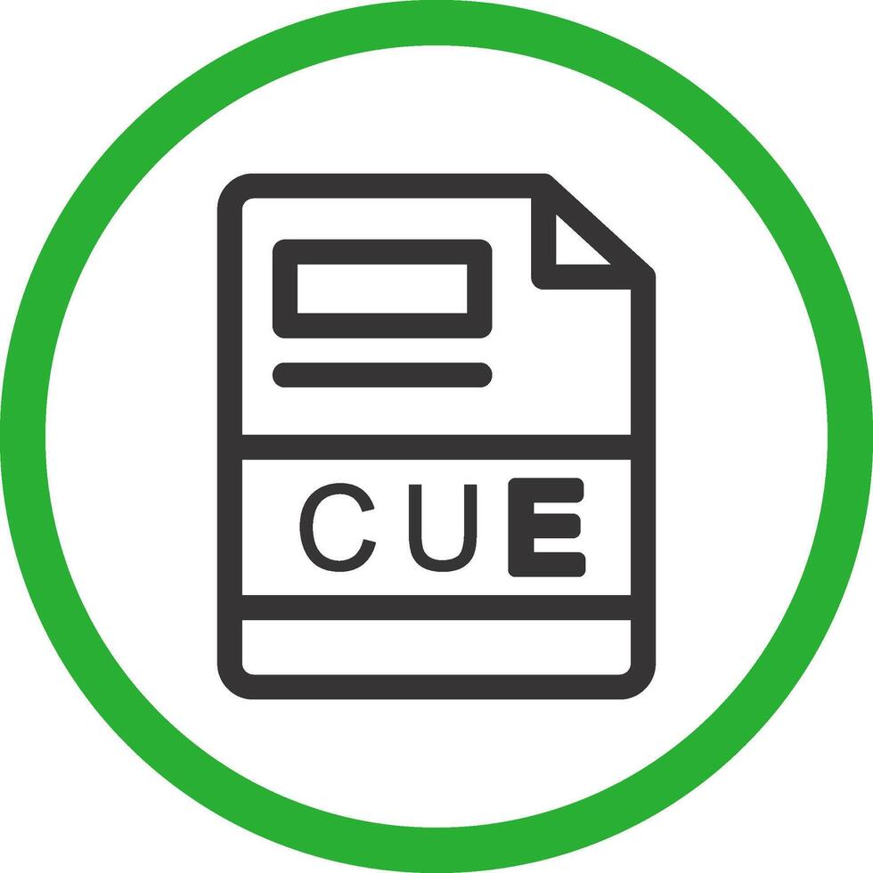 CUE Creative Icon Design vector