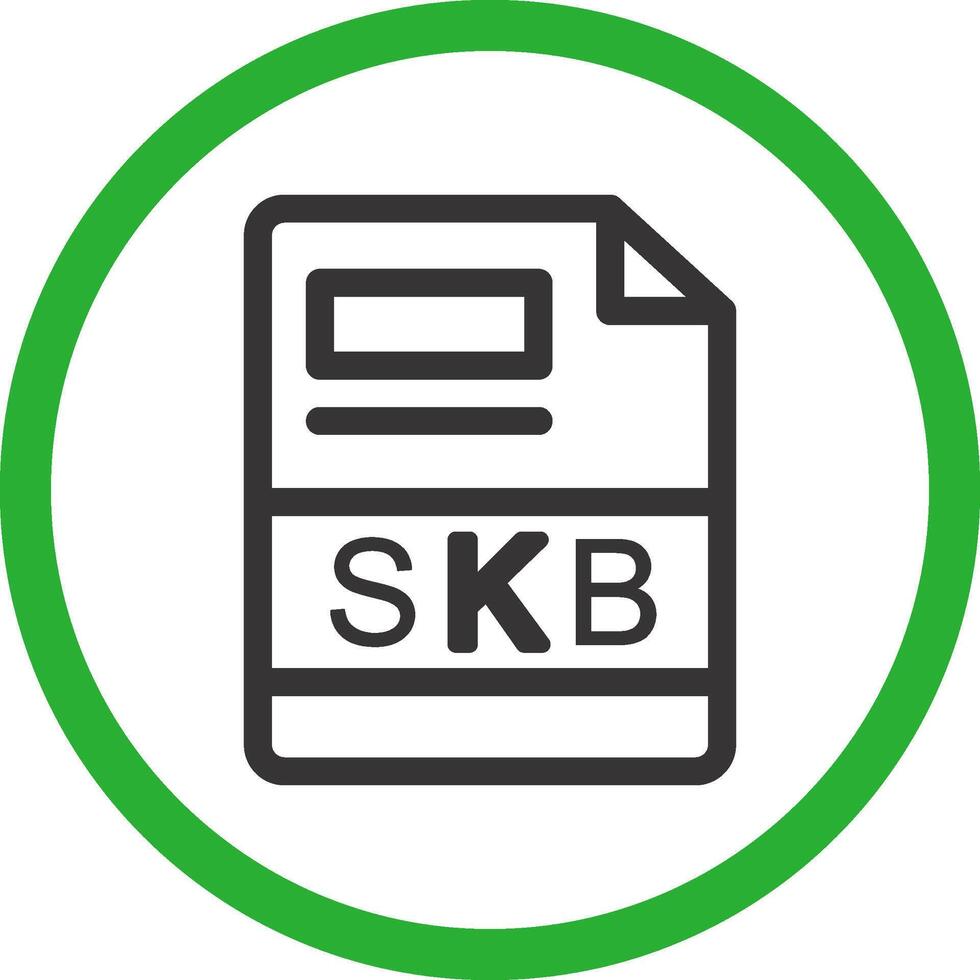 skb creativo icono diseño vector