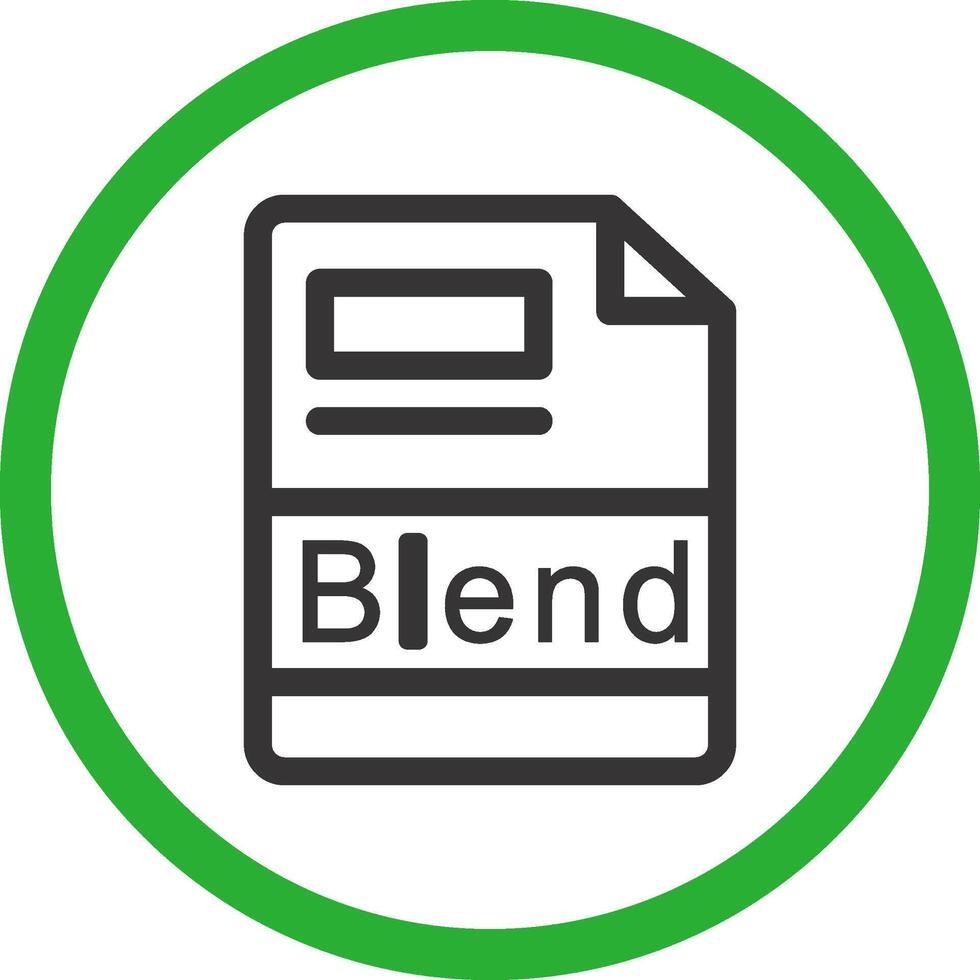 Blend Creative Icon Design vector