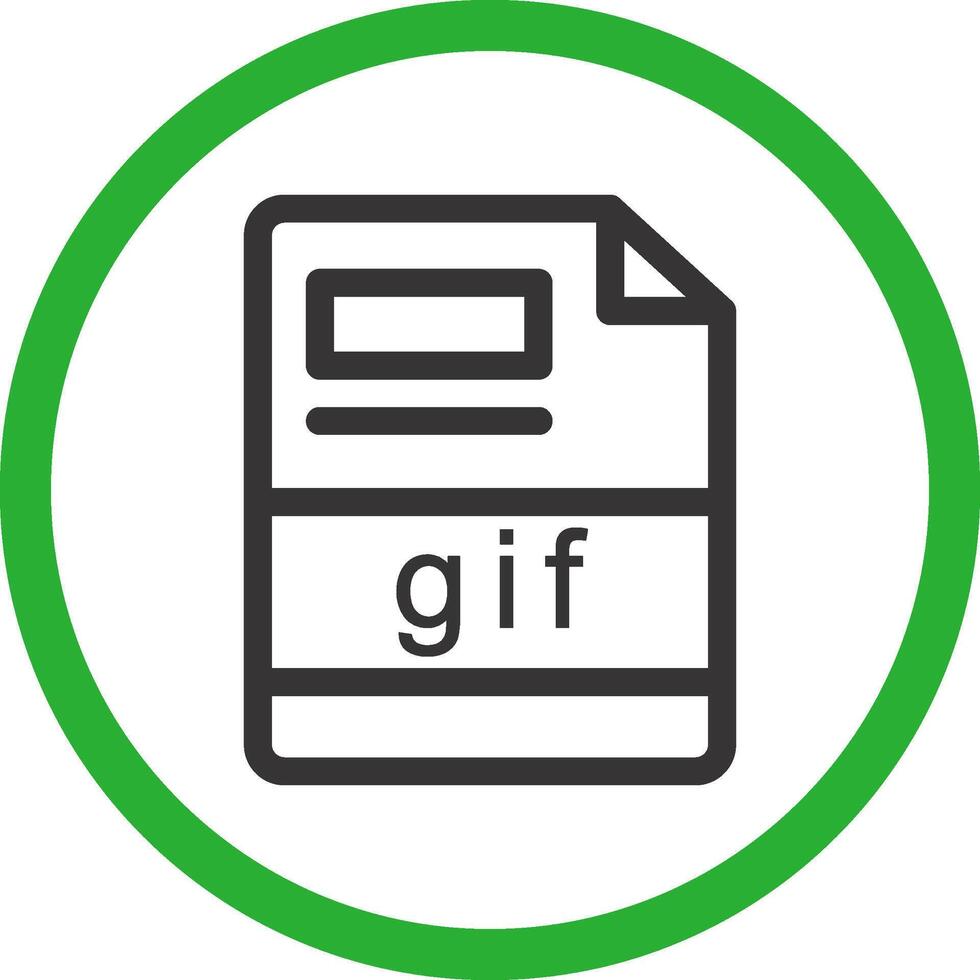 gif Creative Icon Design vector