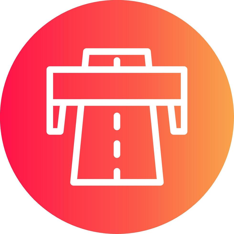 Motorway Creative Icon Design vector