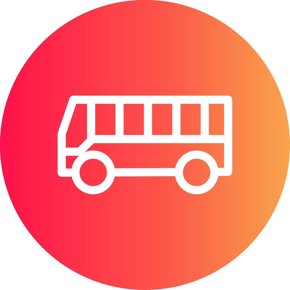 diseño de icono creativo de autobús vector