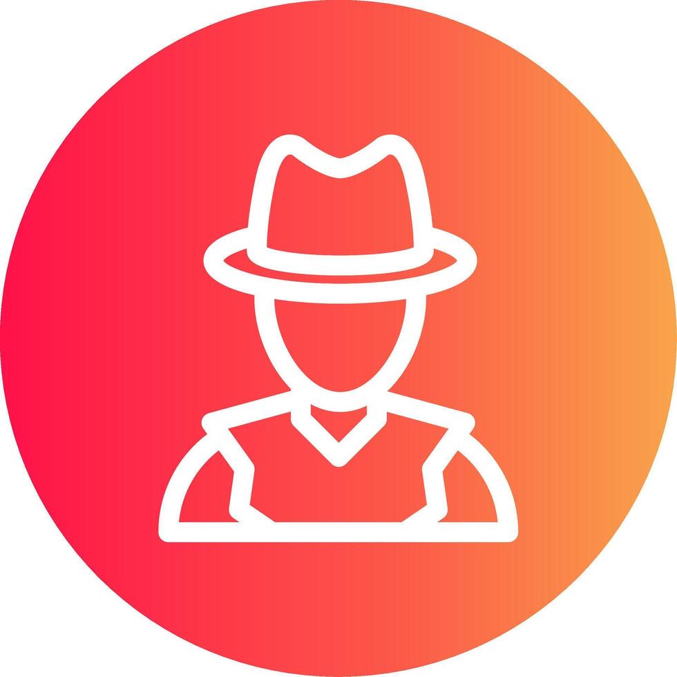 Detective Creative Icon Design vector