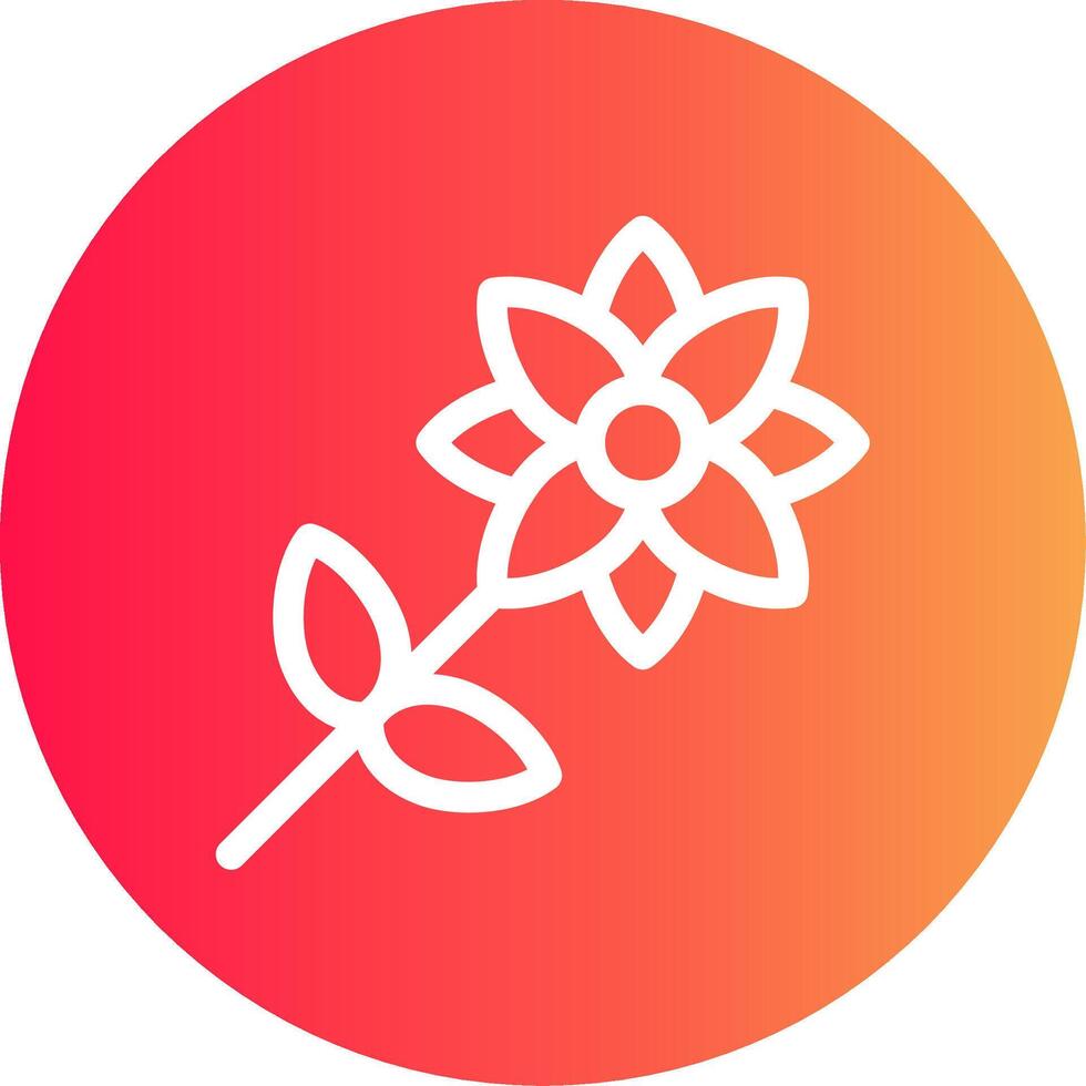 diseño de icono creativo de flor vector