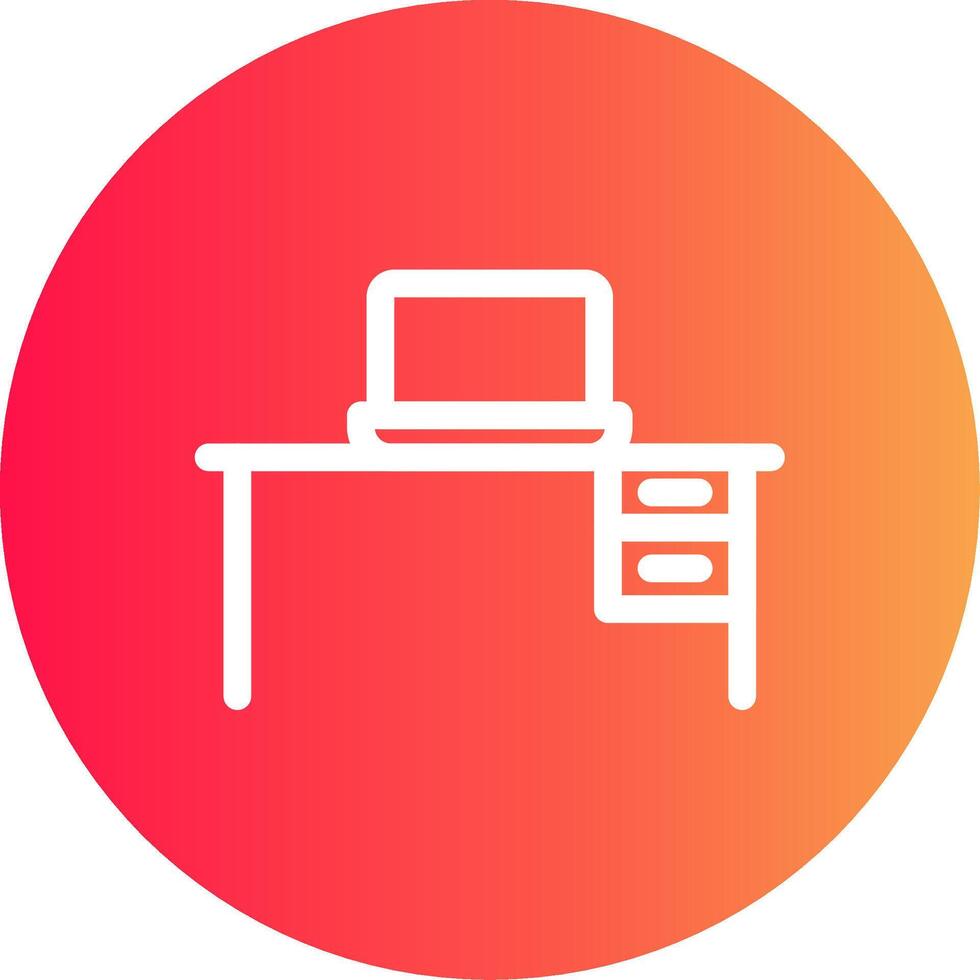 Desk Creative Icon Design vector