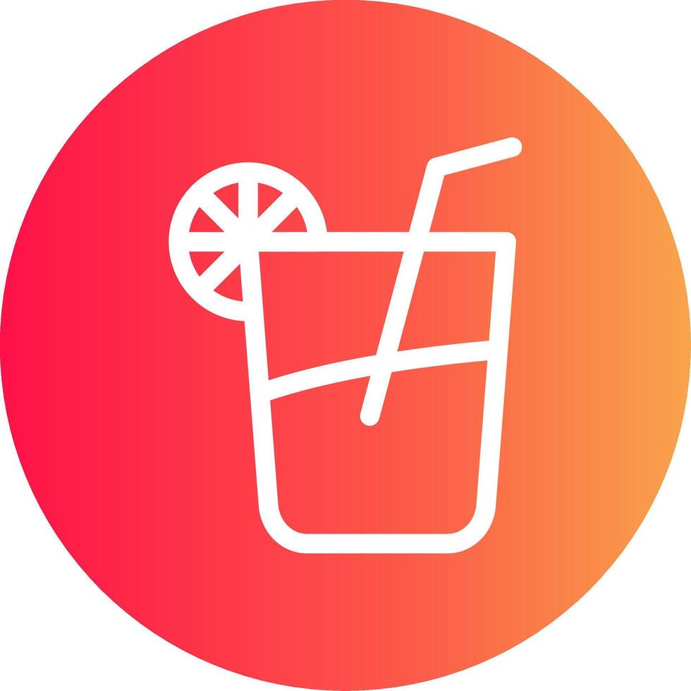 Cocktail Creative Icon Design vector